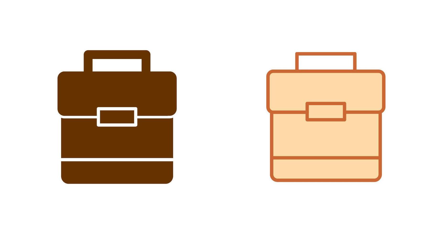 conception d'icône de porte-documents vecteur
