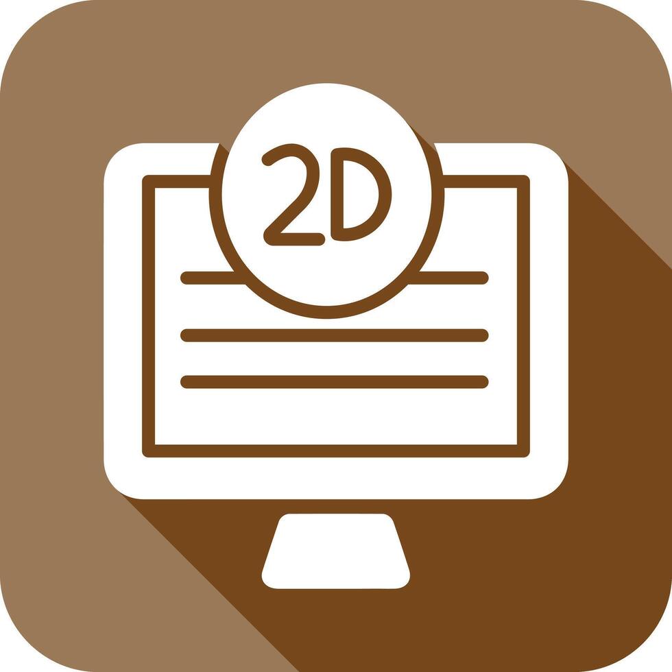 2d qualité écran icône conception vecteur