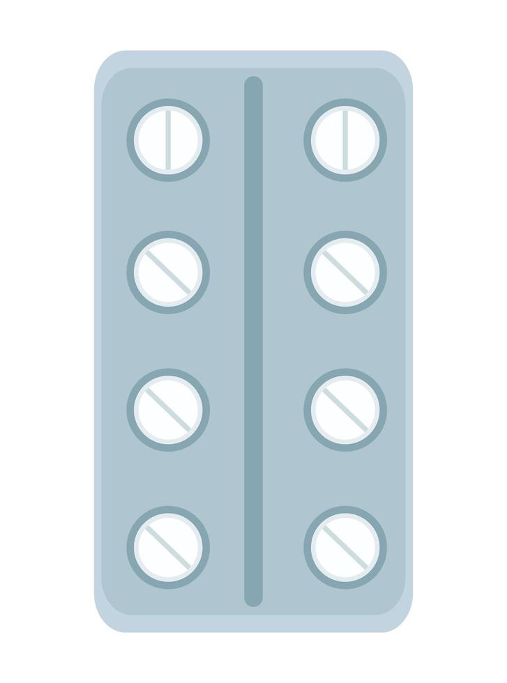 sceau de pilules de médecine vecteur