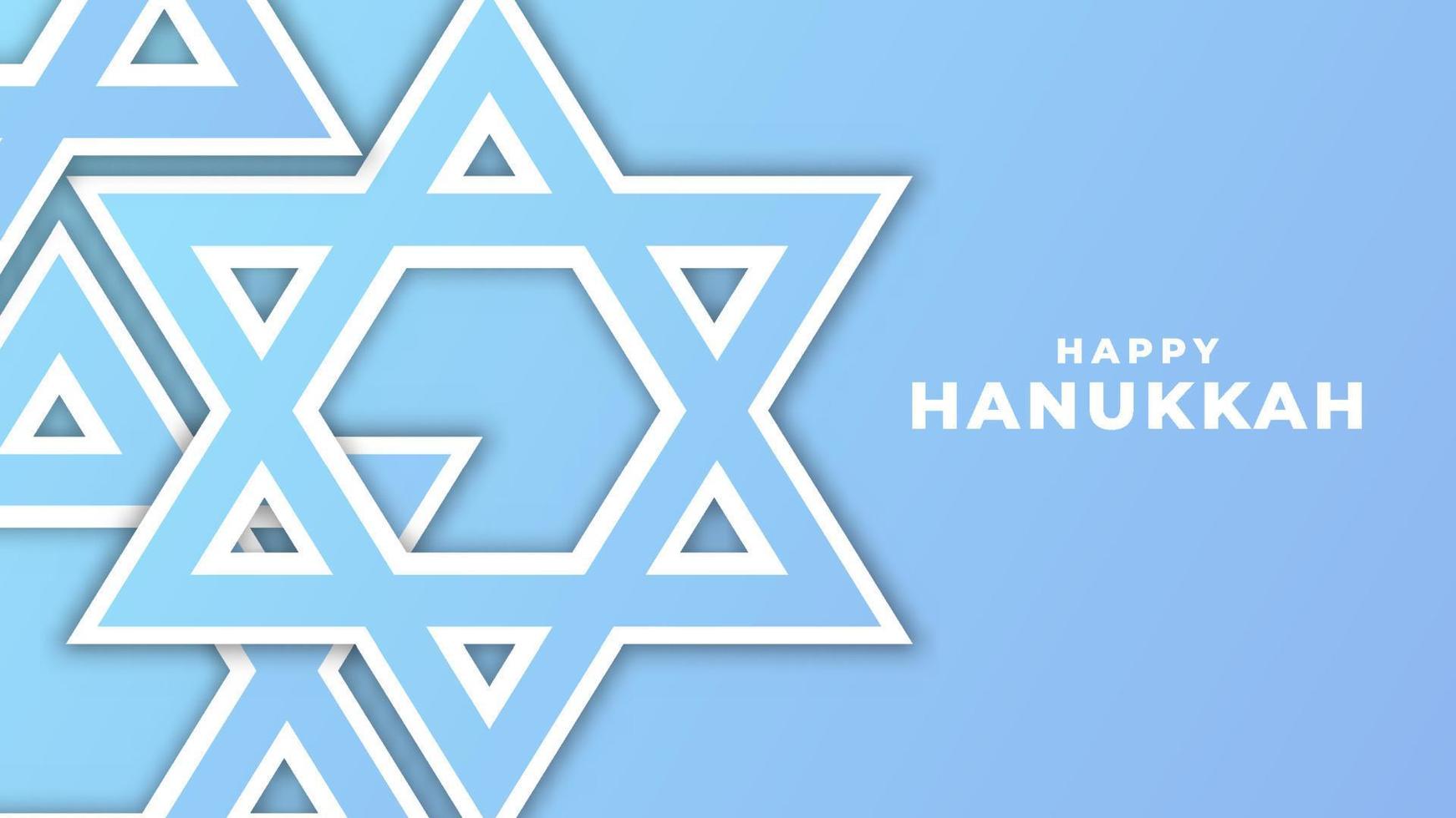 conception de fond joyeux jour de hanukkah vecteur