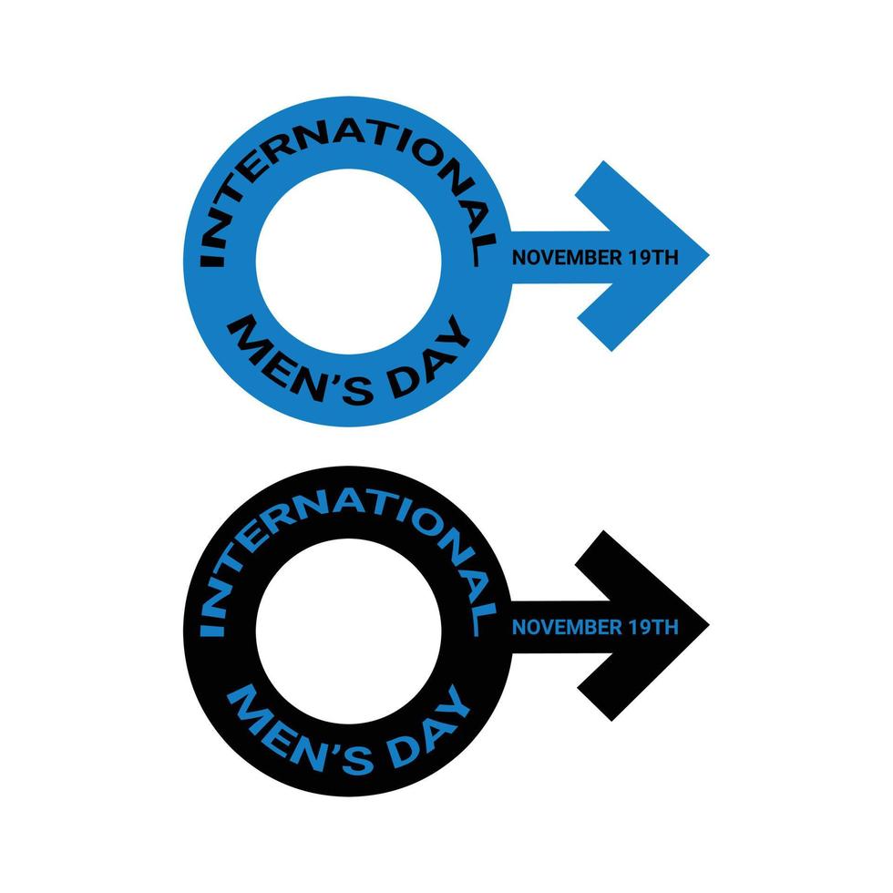 vecteur de la journée internationale des hommes