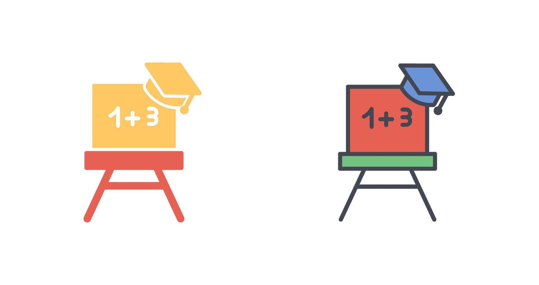 mathématiques icône conception vecteur