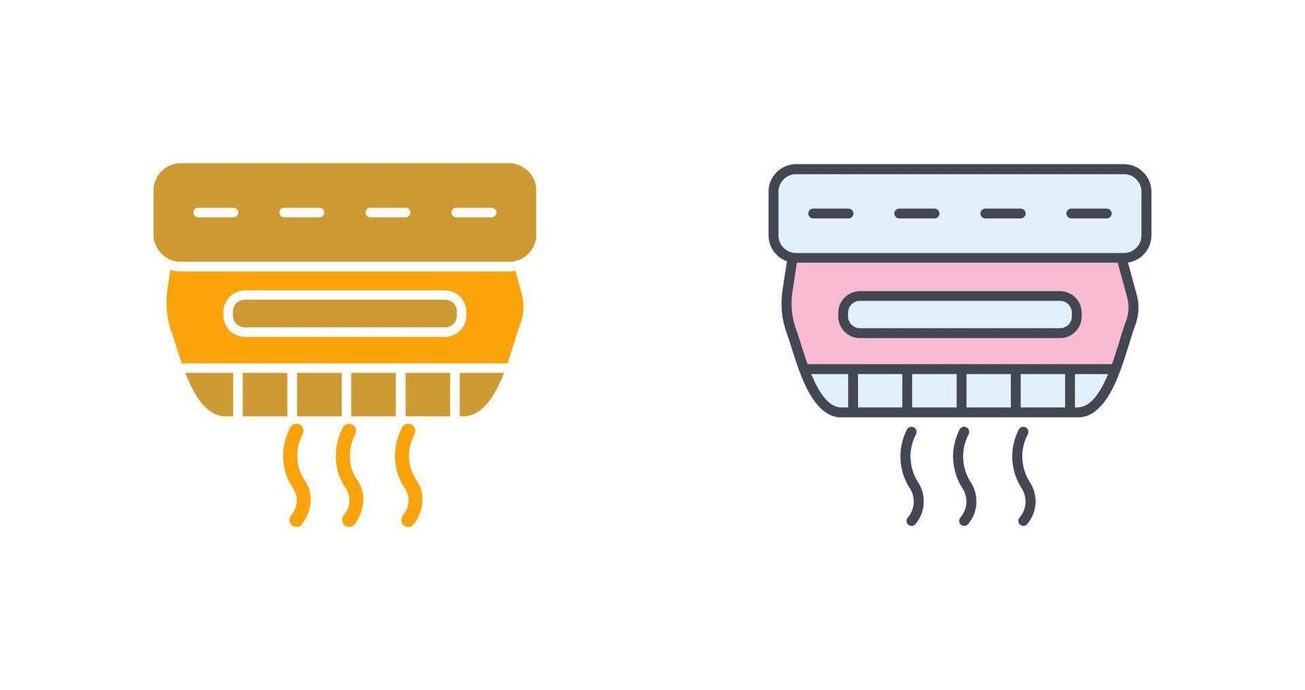 conception d'icône de détecteur de fumée vecteur