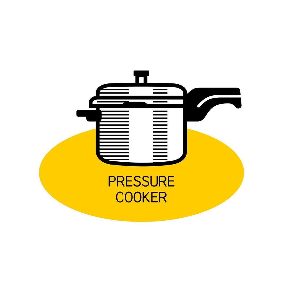 autocuiseur pour la cuisson vecteur de contour pour la conception de l'emballage