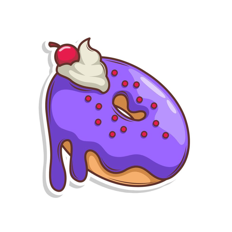 délicieux Donut illustration vecteur