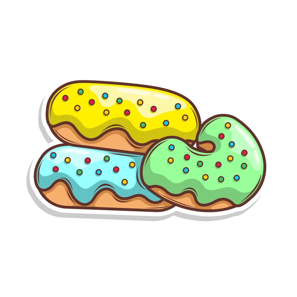 délicieux Donut illustration vecteur