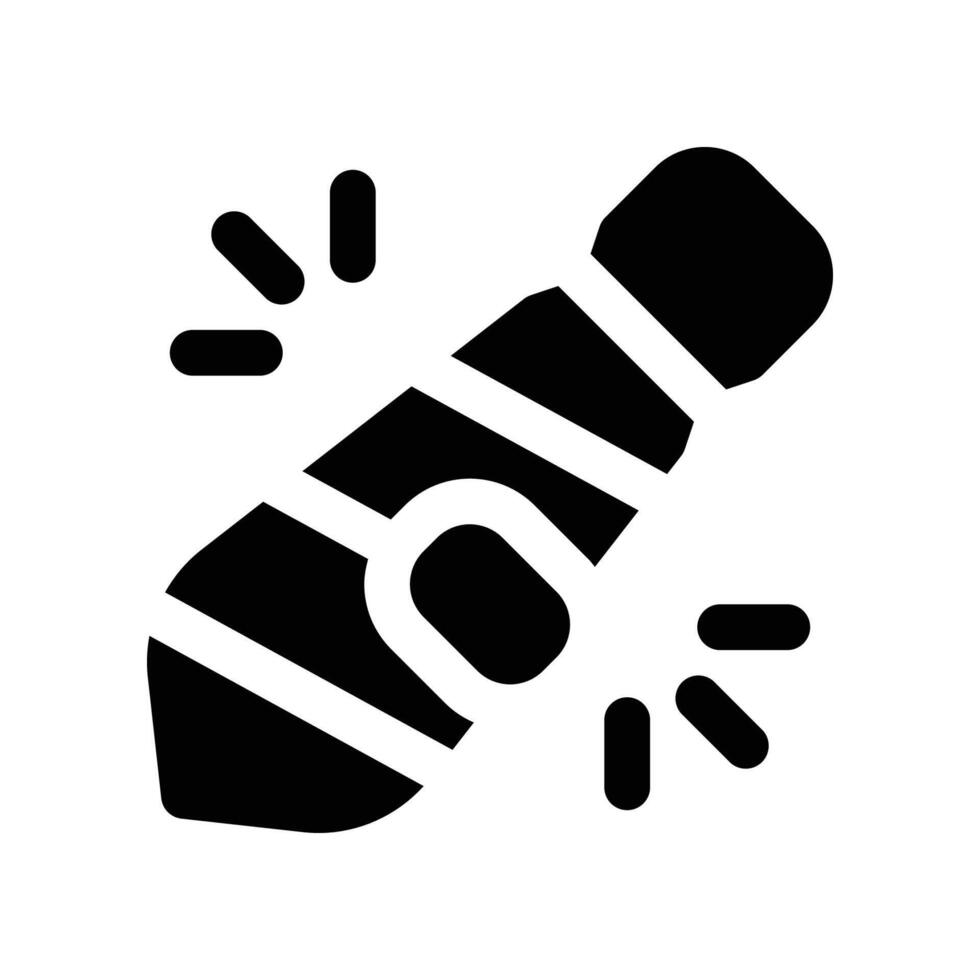 attacher icône. glyphe icône pour votre site Internet, mobile, présentation, et logo conception. vecteur