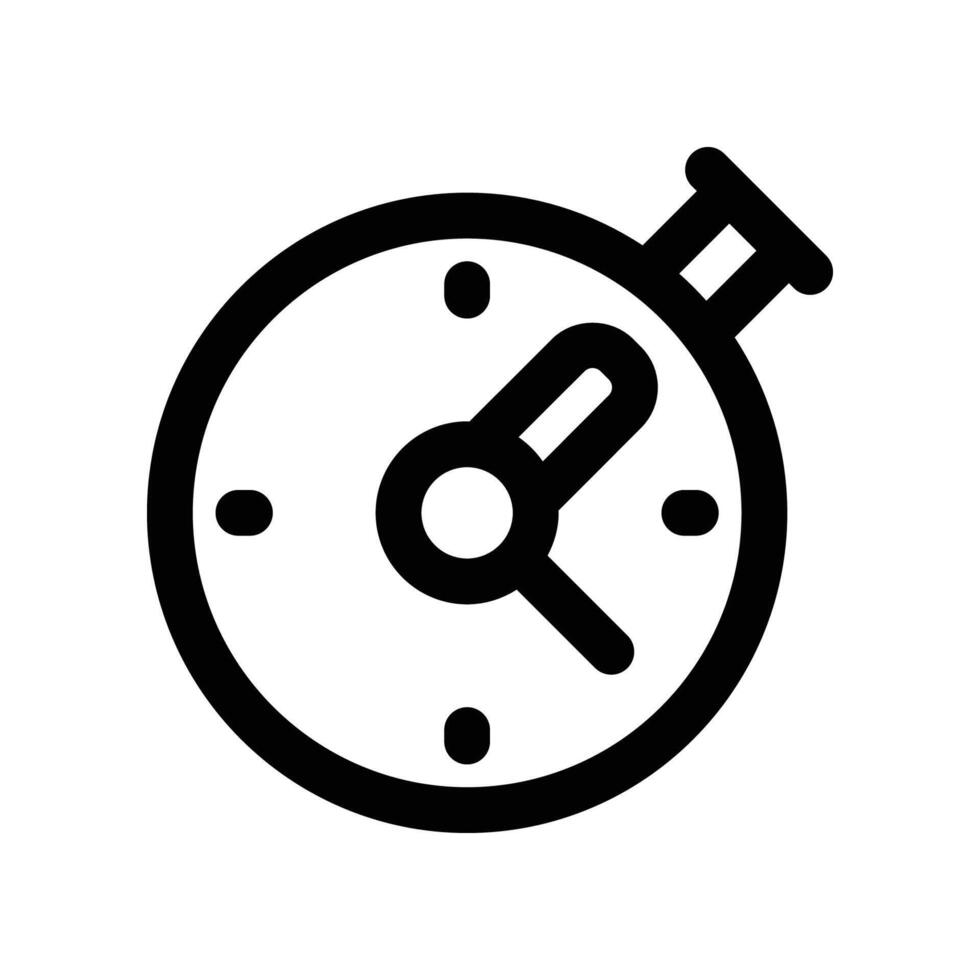 chronomètre icône. ligne icône pour votre site Internet, mobile, présentation, et logo conception. vecteur