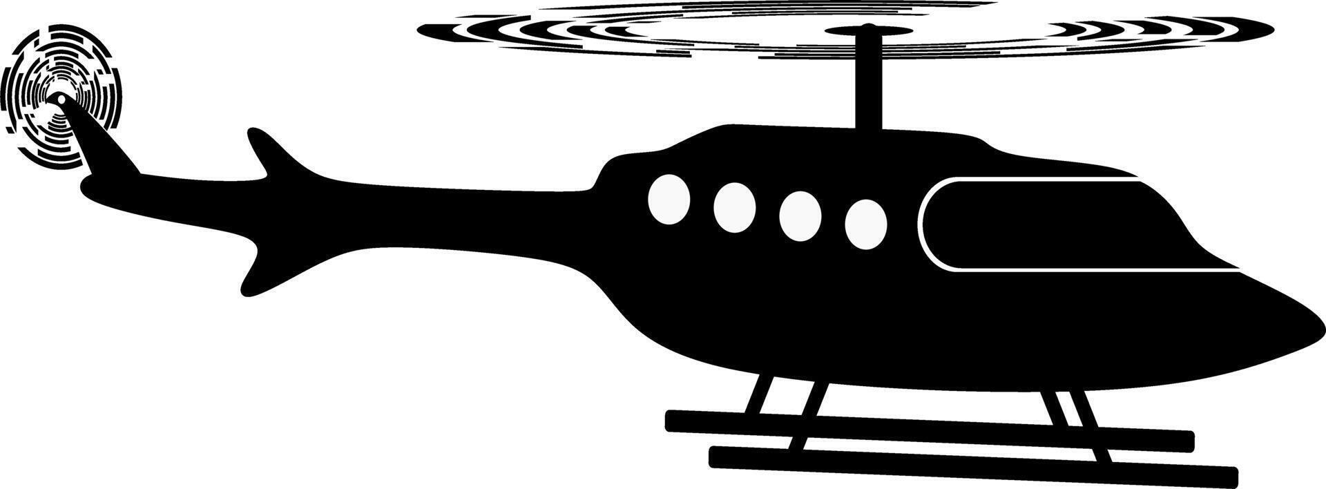planant à Nouveau hauteurs avec notre détaillé hélicoptère illustration vecteur