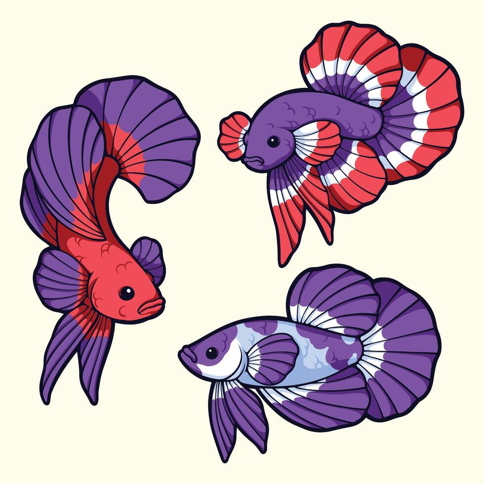 dessin animé poisson illustration vecteur