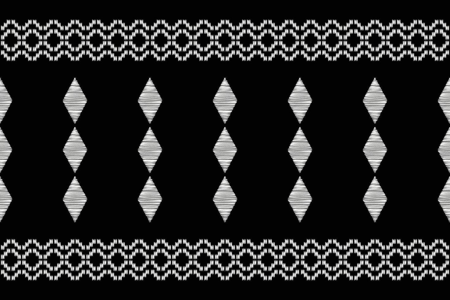 traditionnel ethnique ikat motif en tissu Contexte modèle géométrique .africain ikat broderie ethnique Oriental modèle noir Contexte fond d'écran. résumé, illustration.texture, cadre, décoration. vecteur