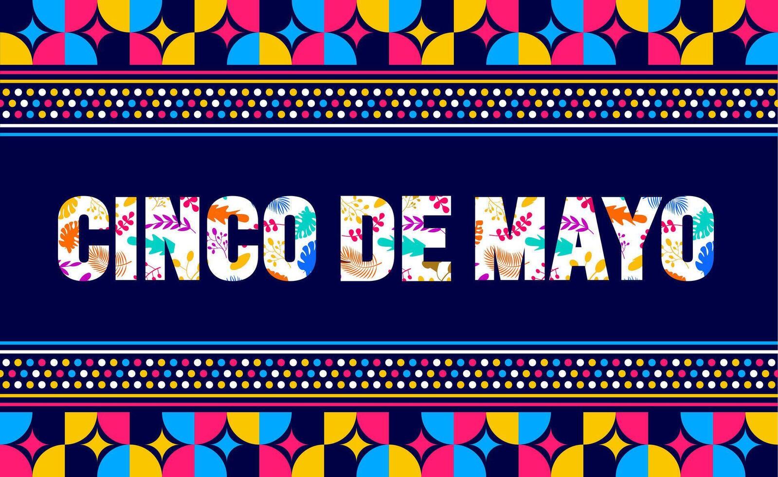 5 mai est cinco de mayo Contexte modèle. vacances concept. utilisation à arrière-plan, bannière, placard, carte, et affiche conception modèle avec texte une inscription et la norme couleur. illustration. vecteur