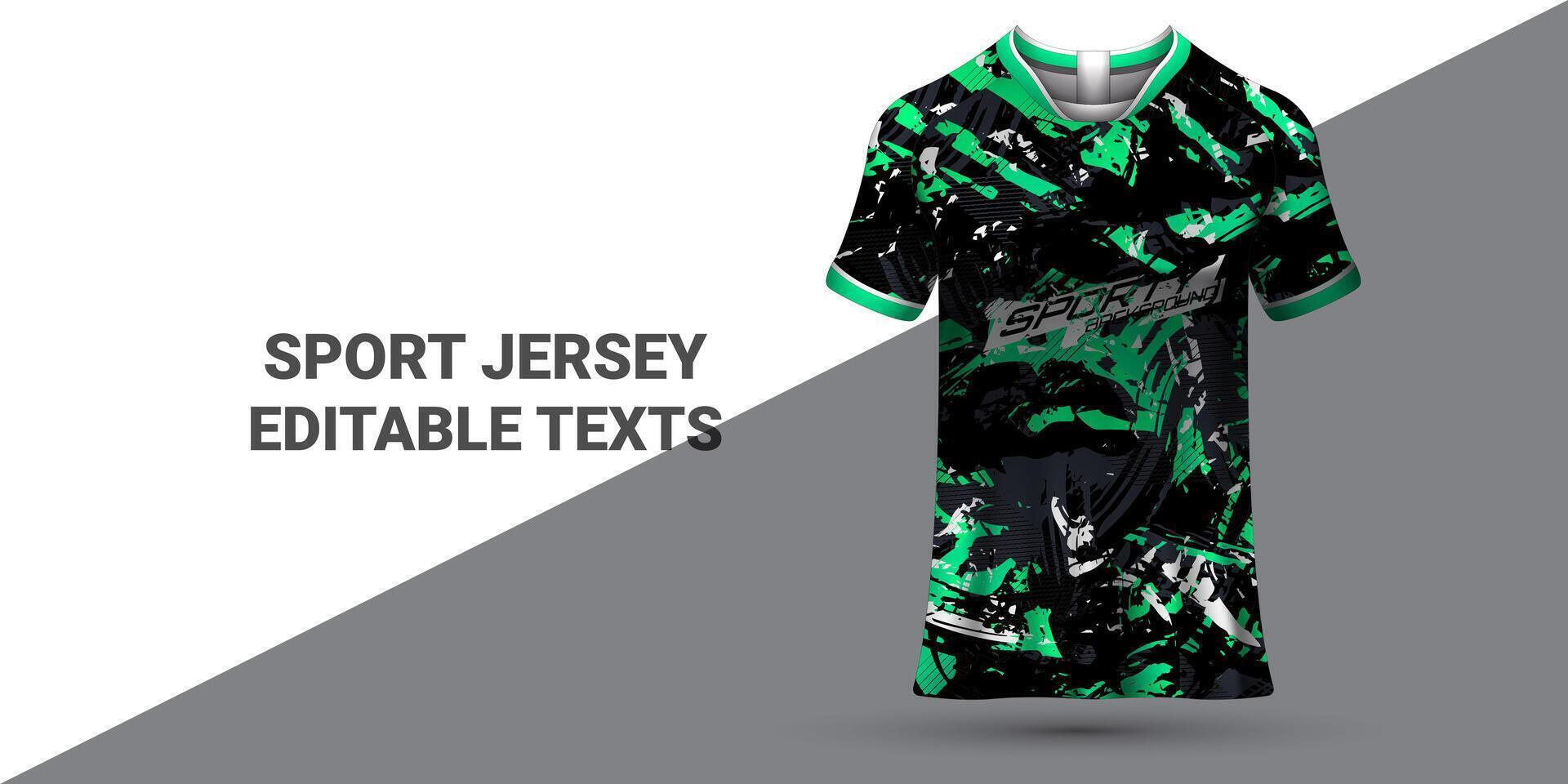 des sports Jersey modèle des sports T-shirt conception des sports Jersey conception uniforme concept vecteur