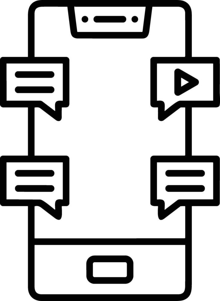 commentaire icône image pour élément conception de bavarder et la communication symbole vecteur