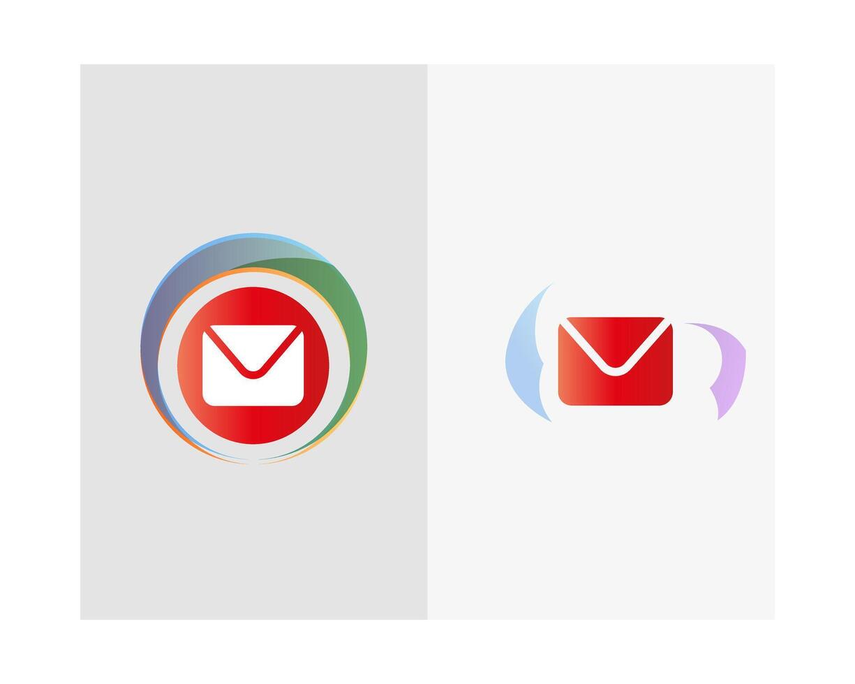 Gmail logo conception Gmail icône conception entreprise logo vecteur