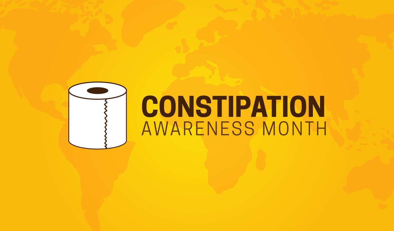 Jaune constipation conscience mois Contexte illustration vecteur