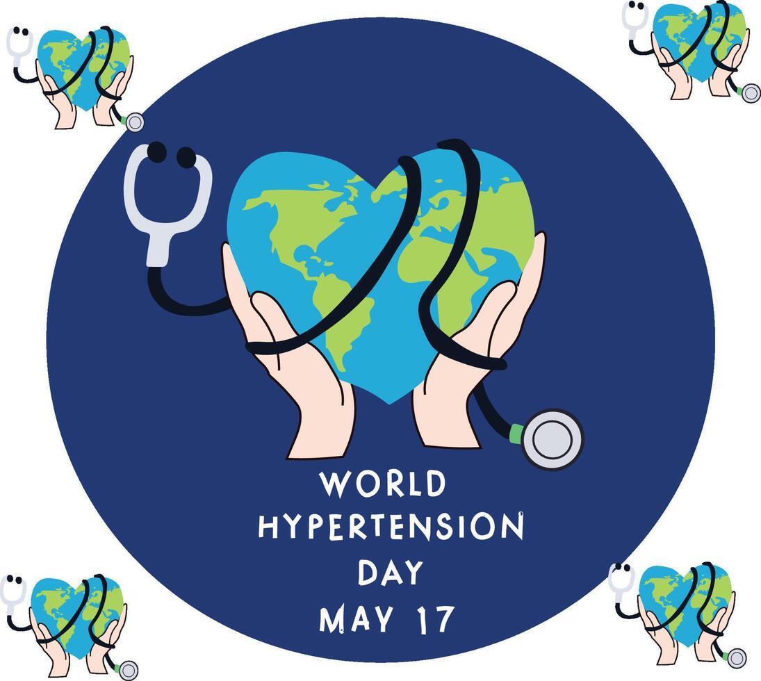journée mondiale de l'hypertension vecteur
