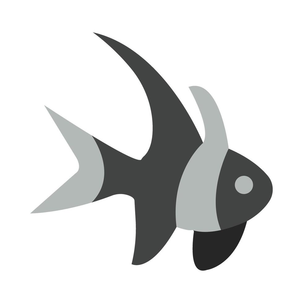 Banggaï cardinalfish plat icône conception vecteur