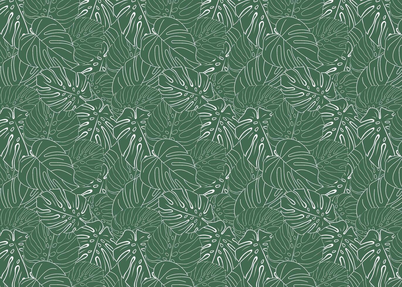 tropical feuille Créatif sans couture motifs vecteur