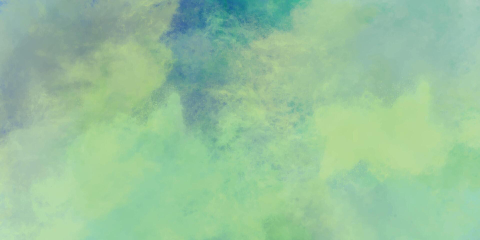 abstrait aquarelle Contexte avec espace. coloré aquarelle Contexte texture. bleu vert Contexte. vecteur