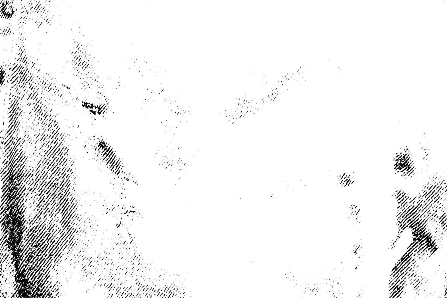 grunge monochrome impression et conception. noir et blanc Contexte texture de fissures, éraflures, puces, poussière vecteur