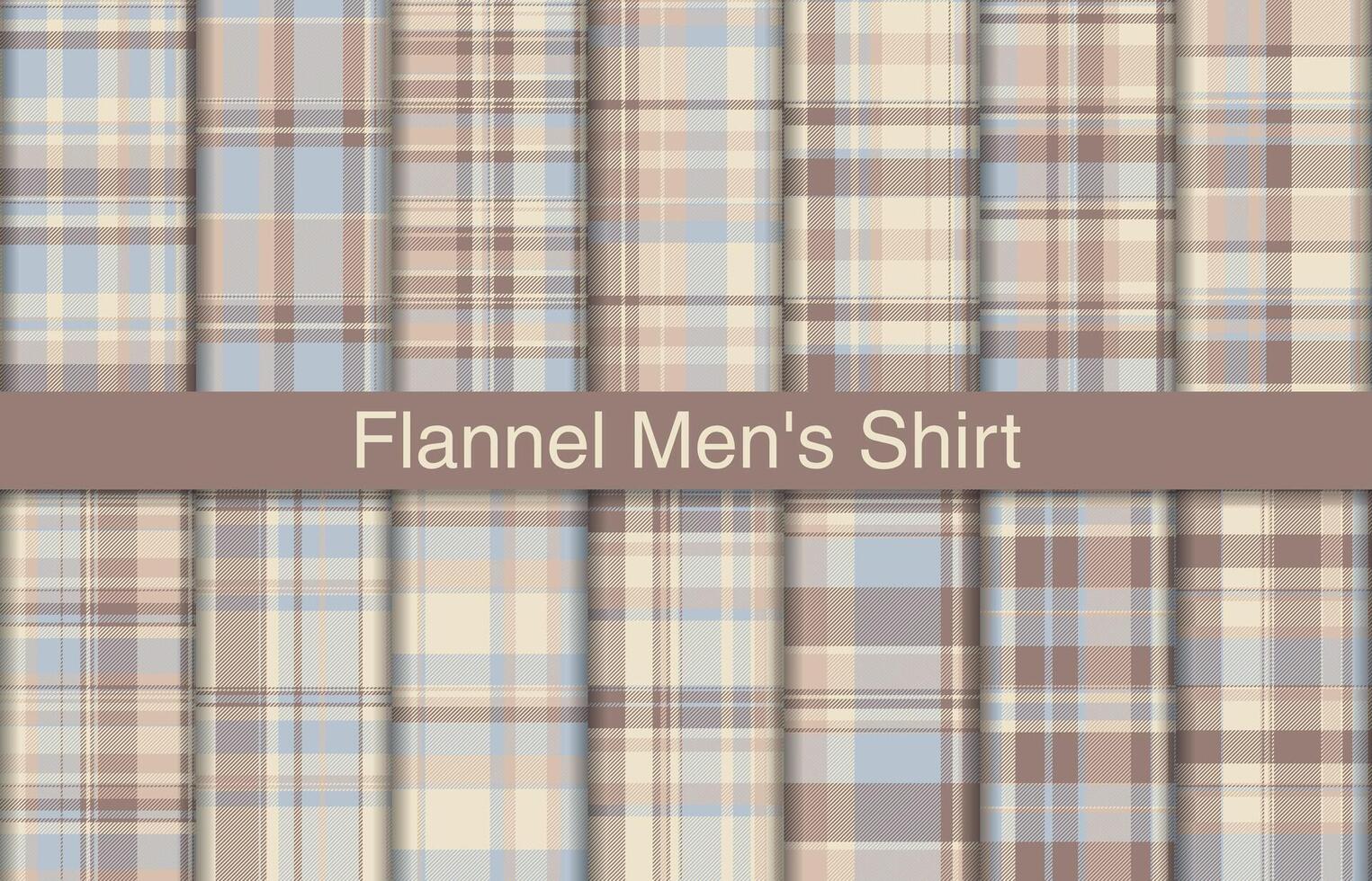 flanelle plaid liasses, textile conception, à carreaux en tissu modèle pour chemise, robe, costume, emballage papier imprimer, invitation et cadeau carte. vecteur