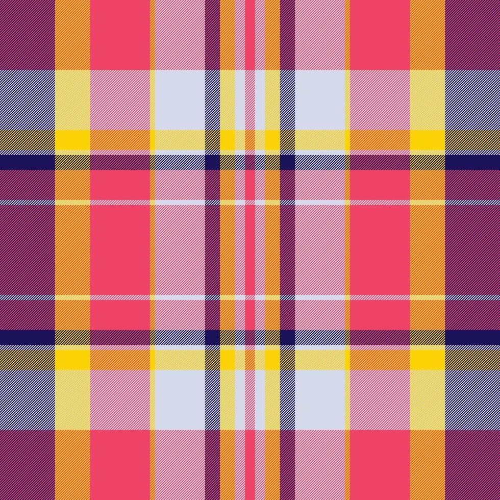 textile Contexte sans couture de modèle tartan avec une vérifier en tissu texture plaid. vecteur