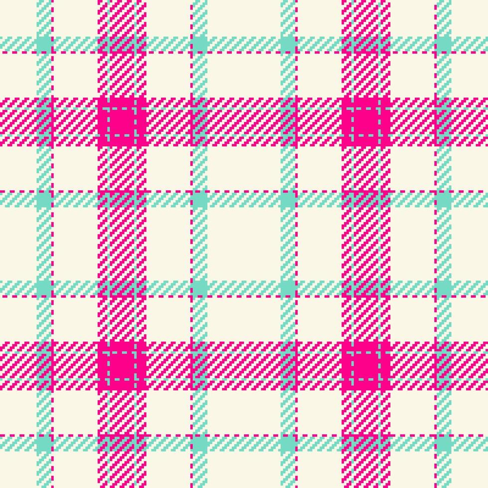 vérifier plaid texture de en tissu sans couture textile avec une modèle tartan Contexte. vecteur