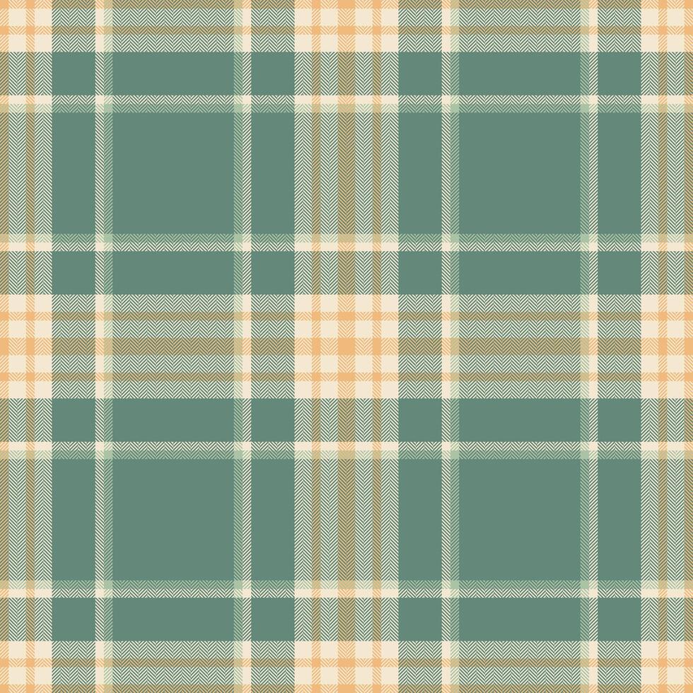 plaid sans couture modèle dans vert. vérifier en tissu texture. textile imprimer. vecteur