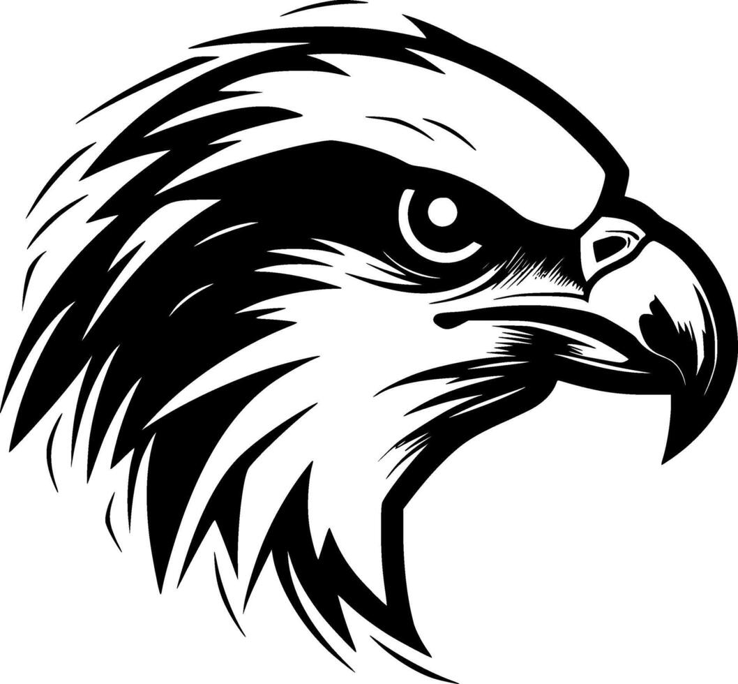 faucon - haute qualité logo - illustration idéal pour T-shirt graphique vecteur