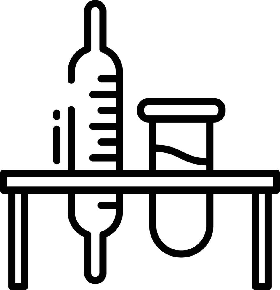 chimie contour illustration vecteur