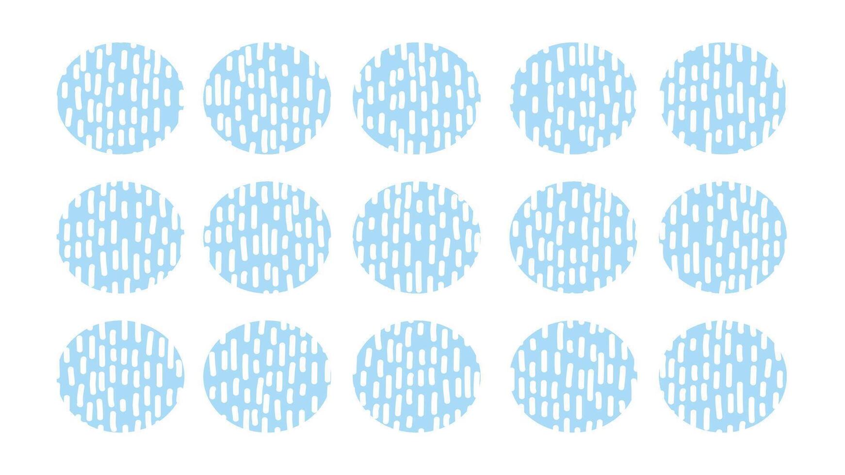 dynamique bleu Contexte avec cercles. blanc pluie modèle. abstrait moderne texture pour votre conception. modèle avec arrondi lignes. été pluie vecteur