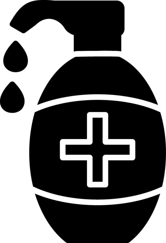 icône de glyphe de savon vecteur