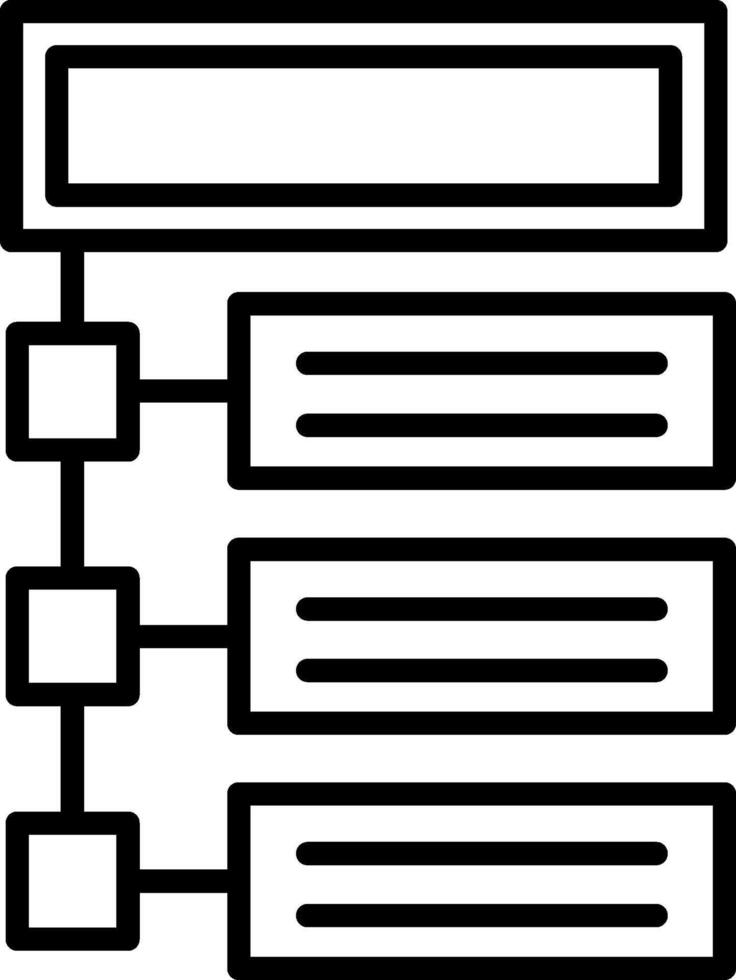 programme ligne icône vecteur