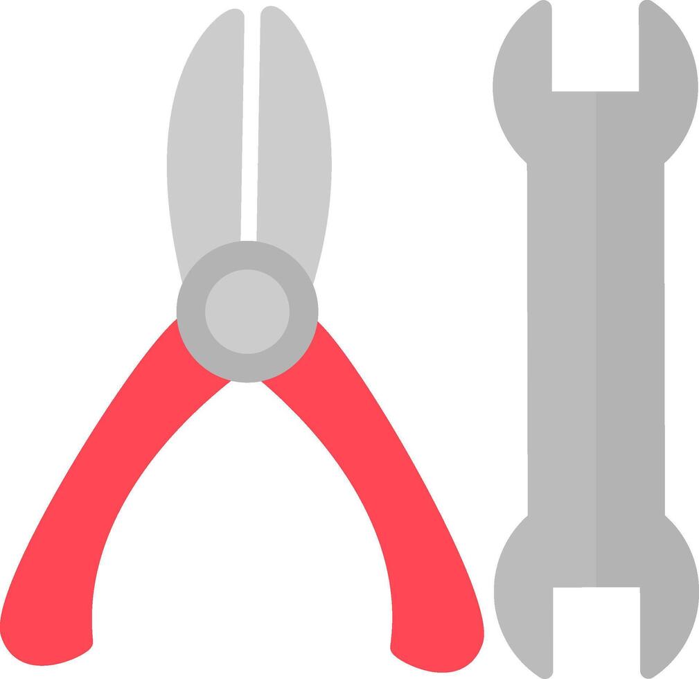 icône plate outils vecteur