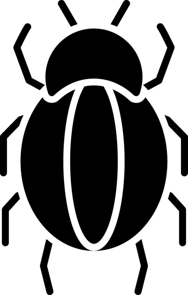 icône de glyphe d'araignée vecteur