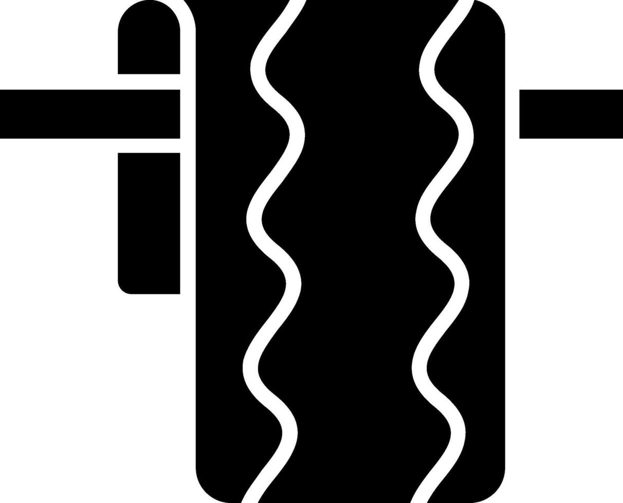 tissu glyphe icône vecteur