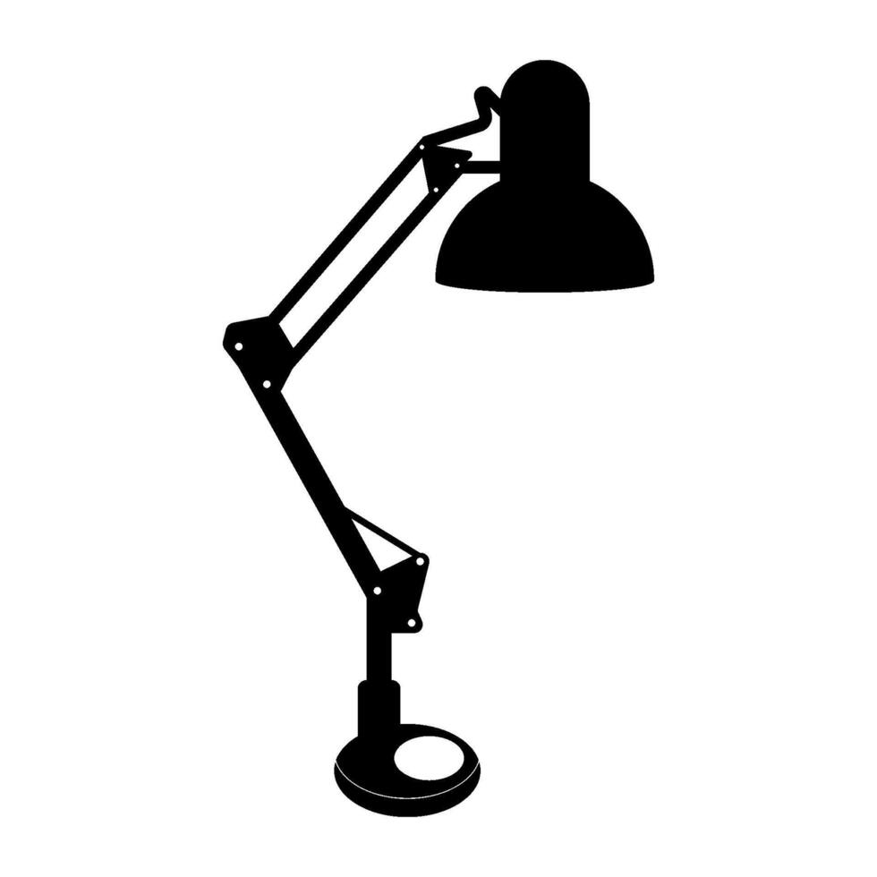 étude lampe icône illustration vecteur