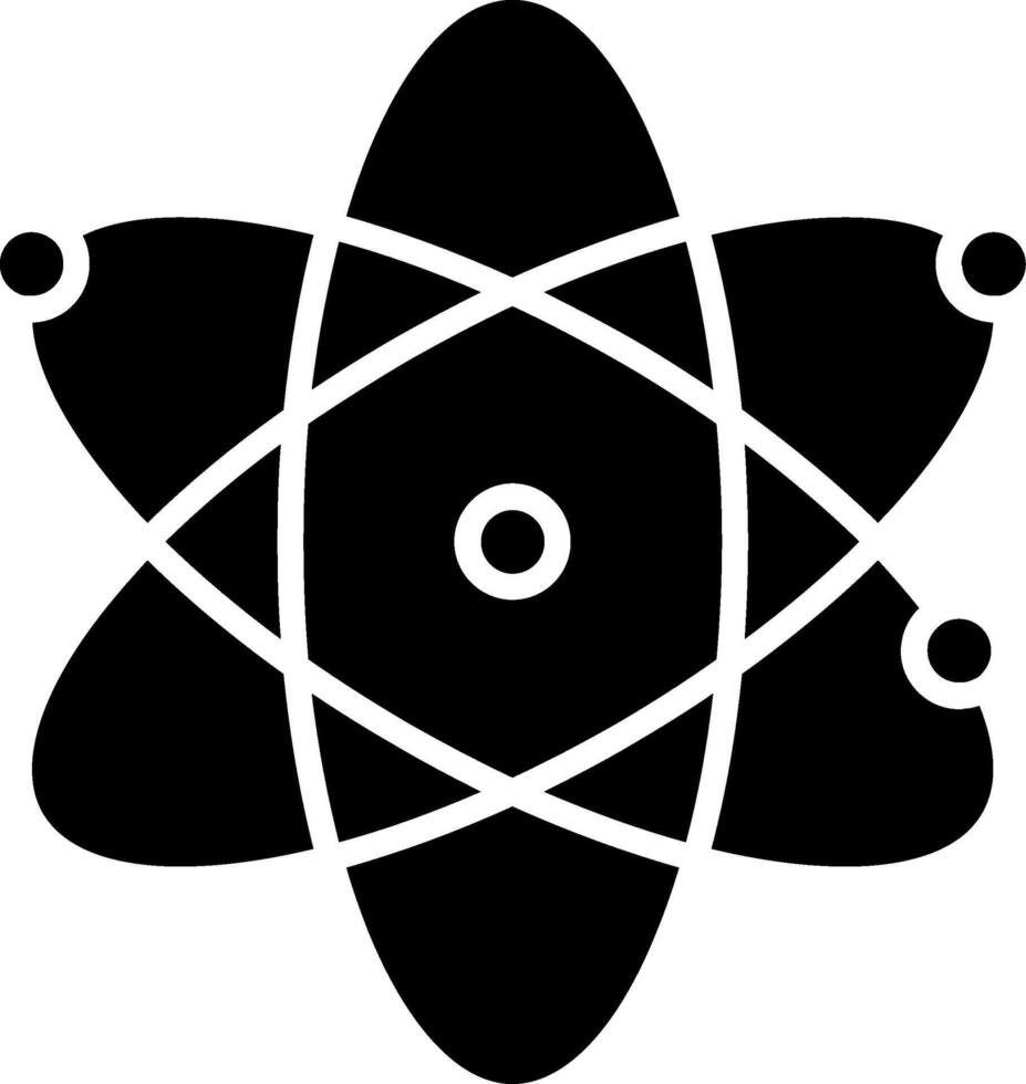icône de glyphe scientifique vecteur