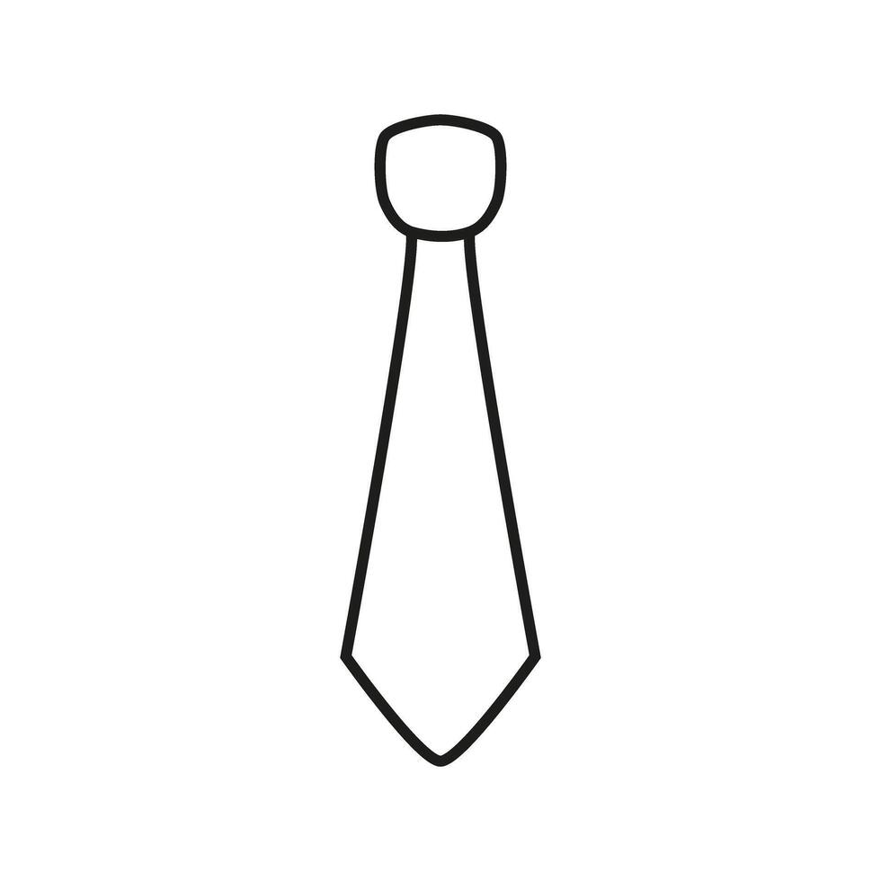 attacher icône. cravate illustration signe. cravate symbole ou logo. vecteur
