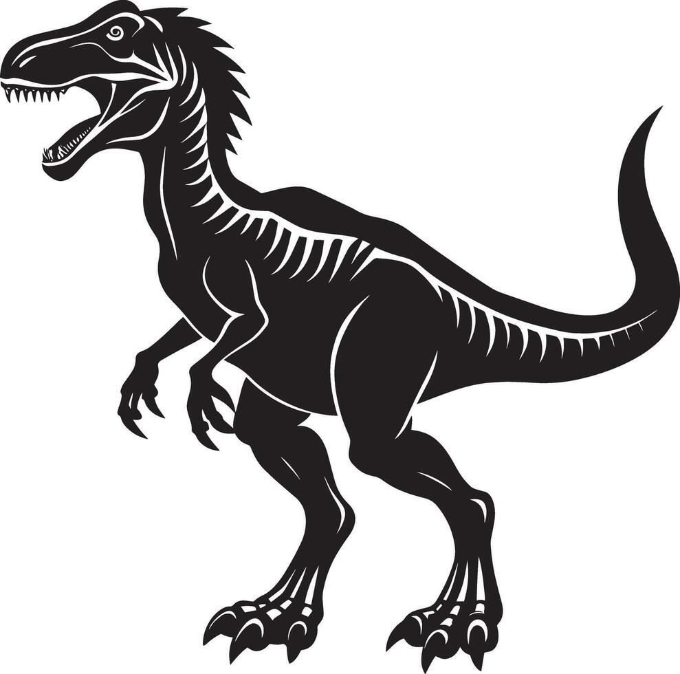 tyrannosaure. illustration isolé blanc Contexte vecteur
