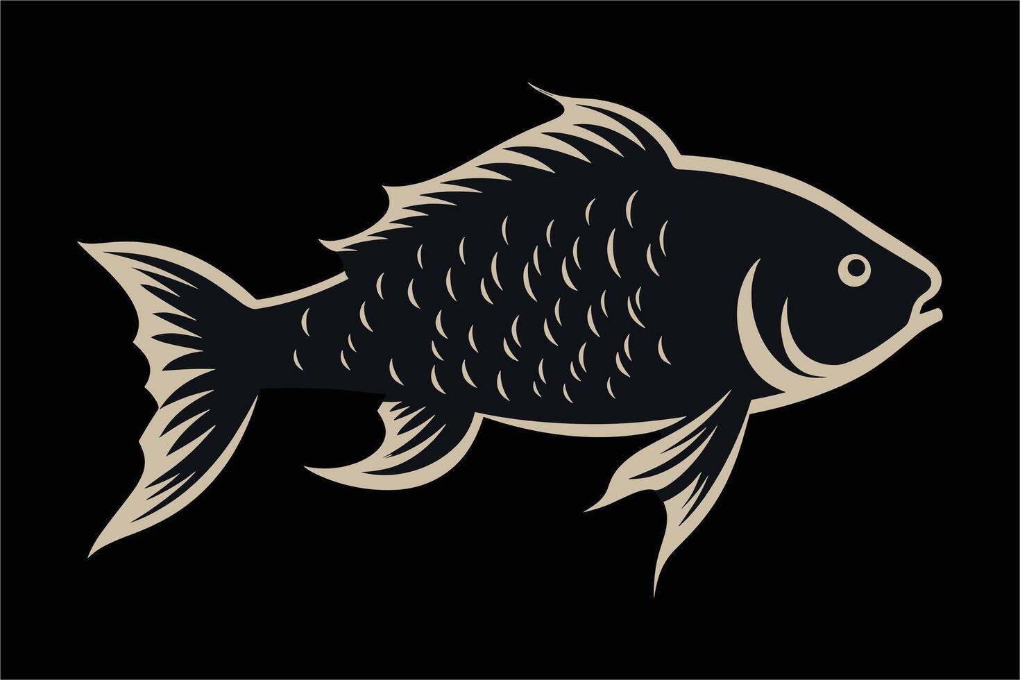 illustration de une poisson vecteur