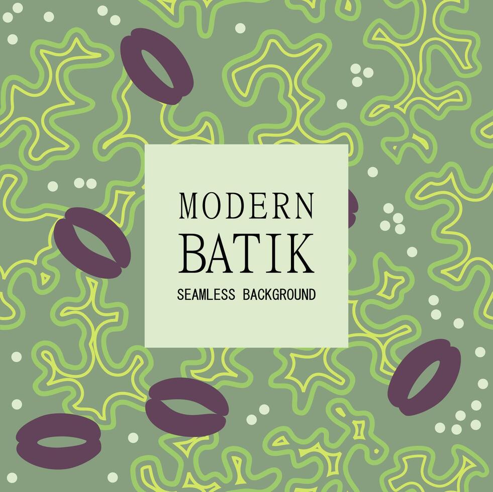 abstrait café illustration moderne batik motif sans couture conception vecteur