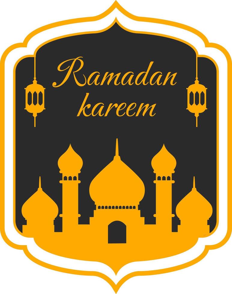 Ramadan thème conception illustration vecteur