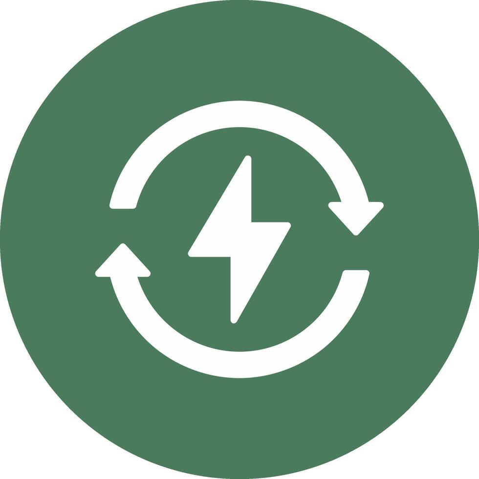 recycler glyphe multi cercle icône vecteur