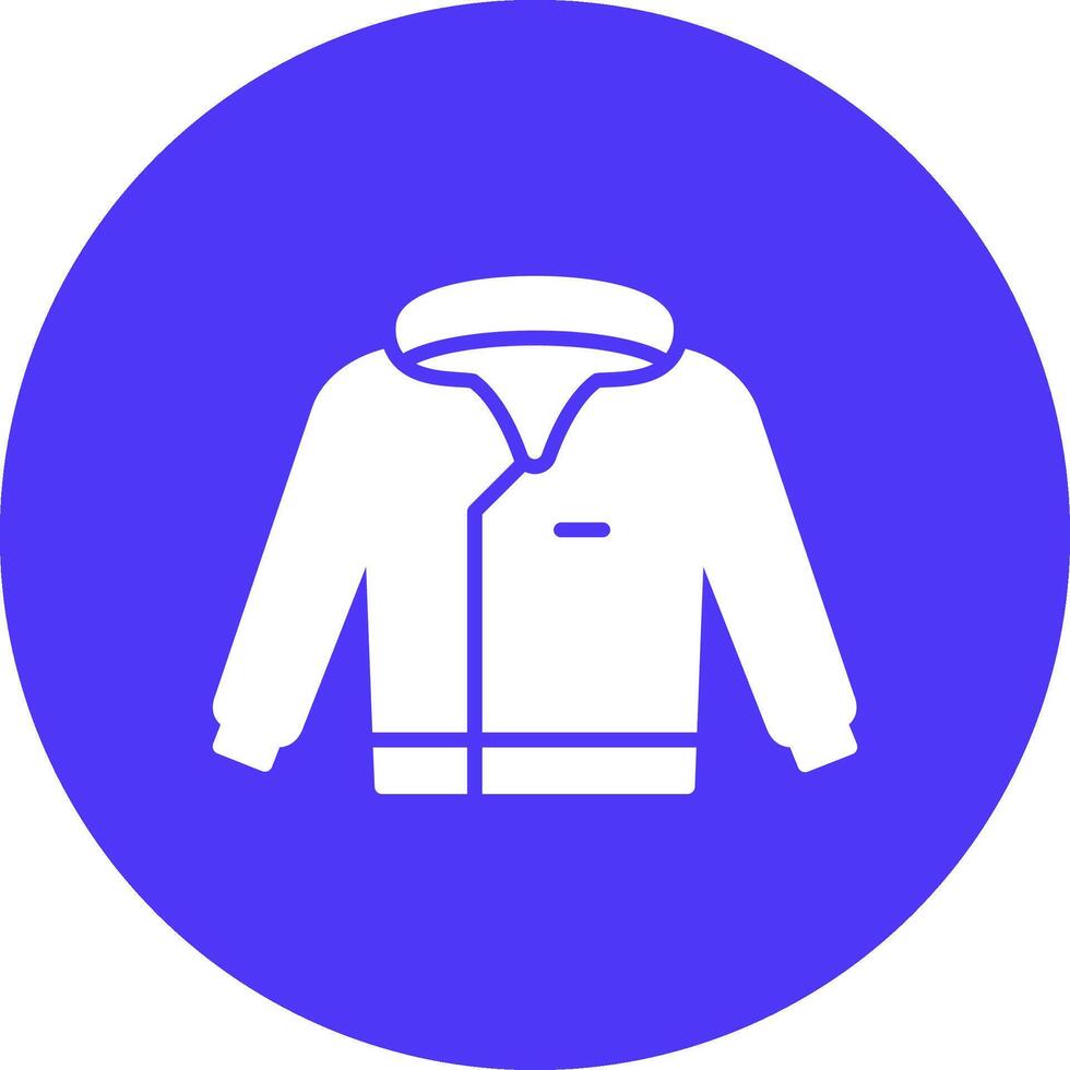 manteau glyphe multi cercle icône vecteur