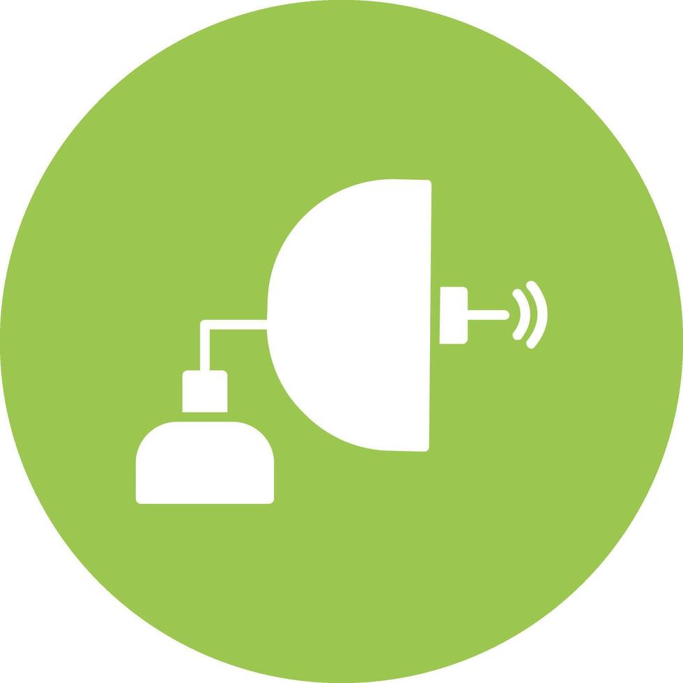 antenne glyphe multi cercle icône vecteur