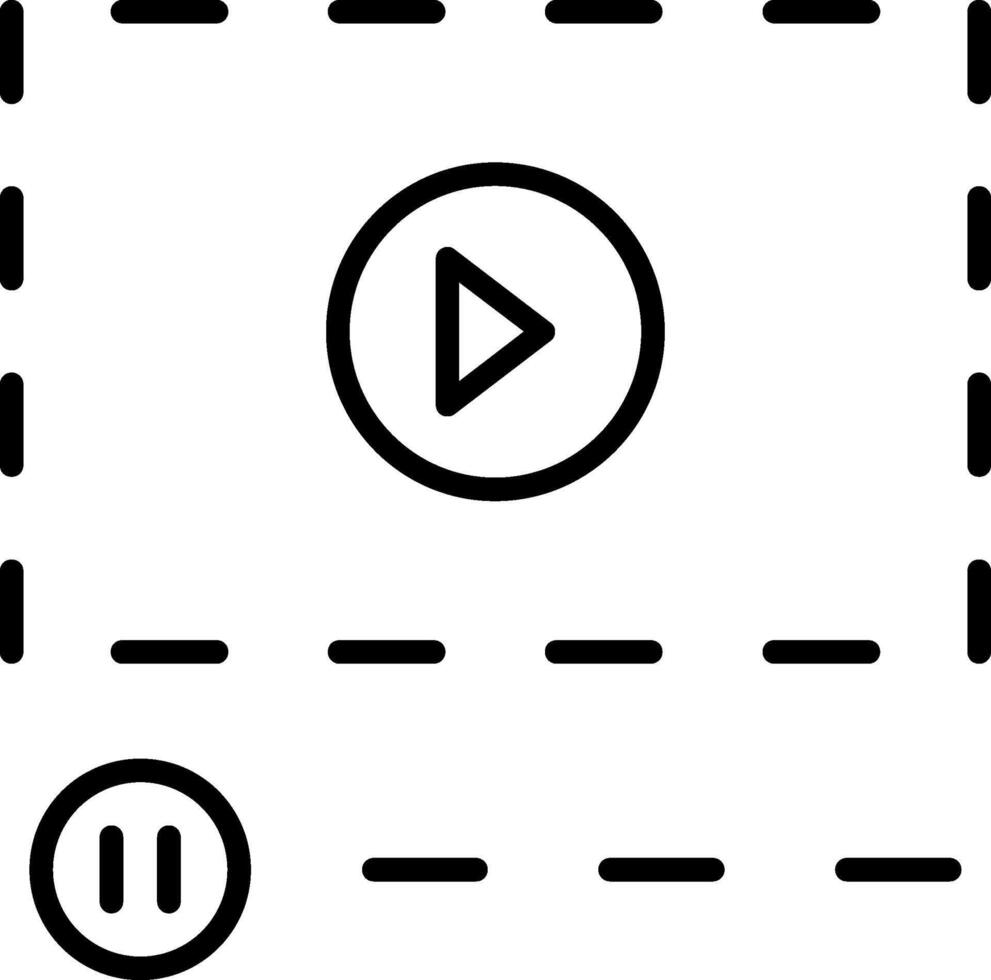 ligne icône conception vecteur