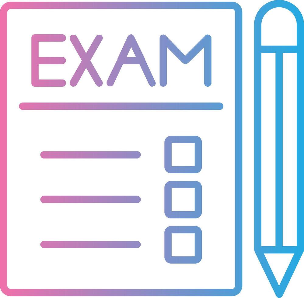 examens ligne pente icône conception vecteur