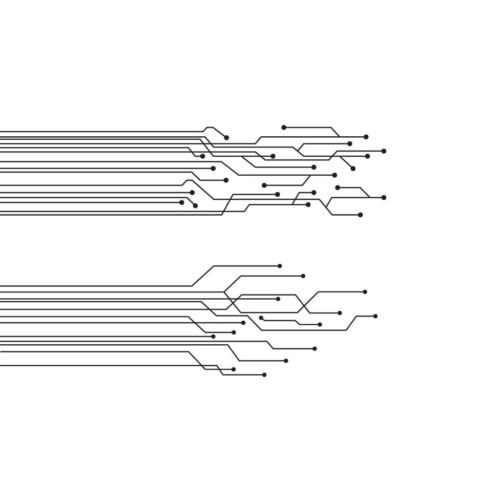 circuit logo modèle vector illustration icône design